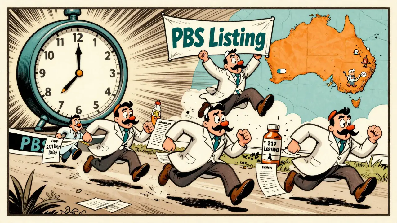 Five cartoon companies race to get generic drugs listed on PBS
