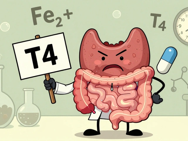 Iron Supplements with Levothyroxine: The 4-Hour Rule to Avoid Reduced Absorption