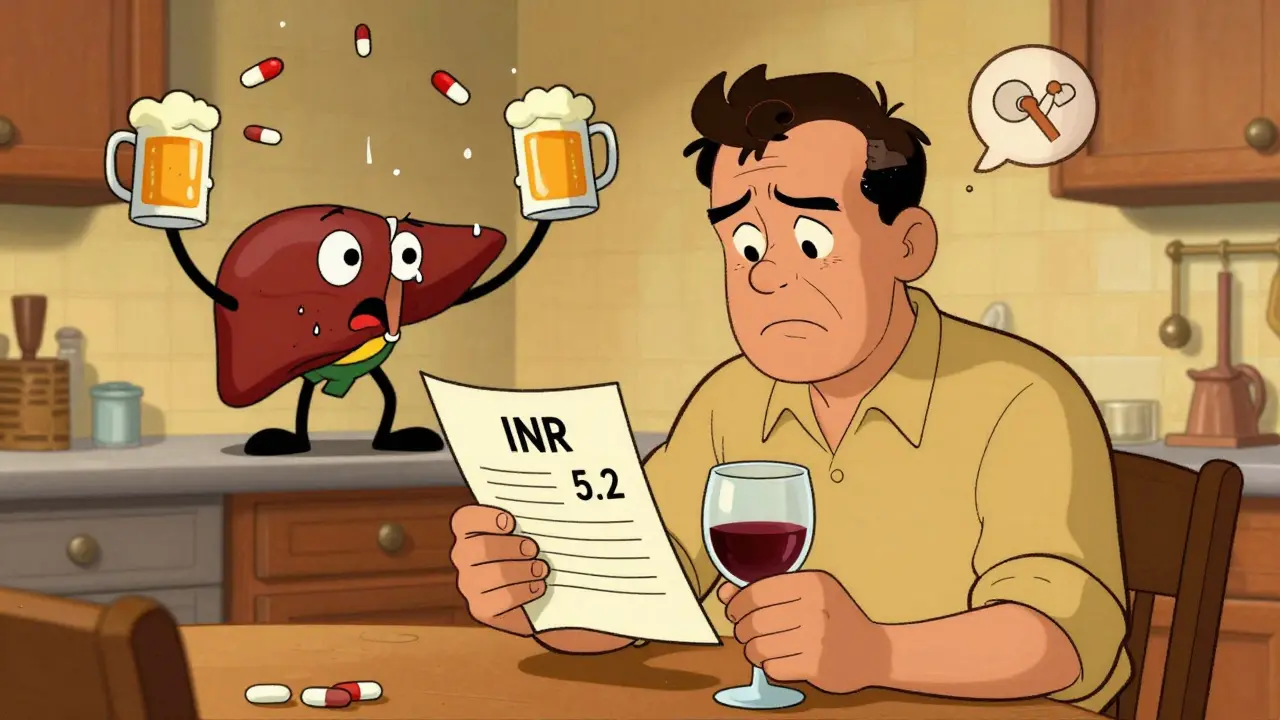 Alcohol and Blood Thinners: Understanding Bleeding Risk and INR Fluctuations