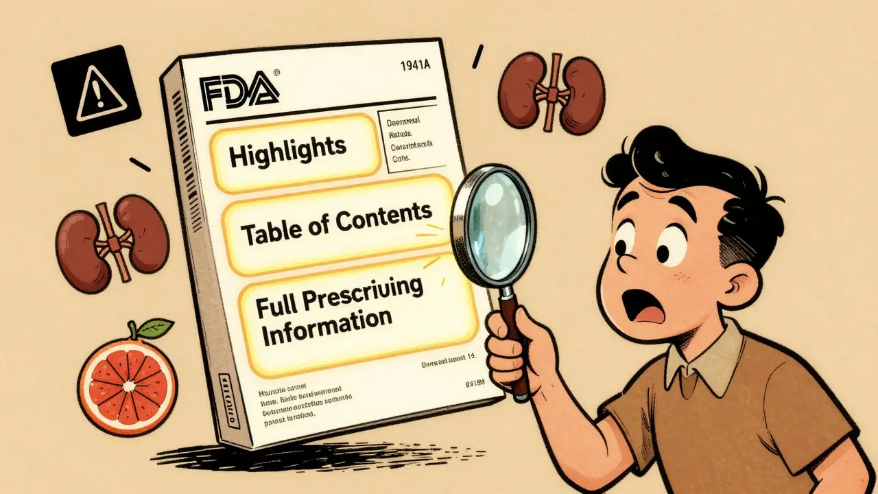 How to Read FDA Drug Labels: Understanding Key Information Sections