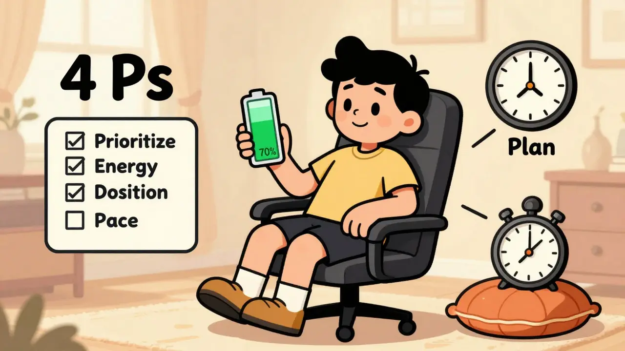 Vintage cartoon showing energy pacing and ergonomic seating